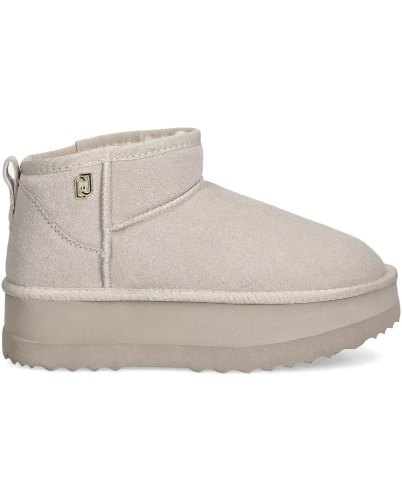 Liu Jo platform ankle boots - Nude Nude