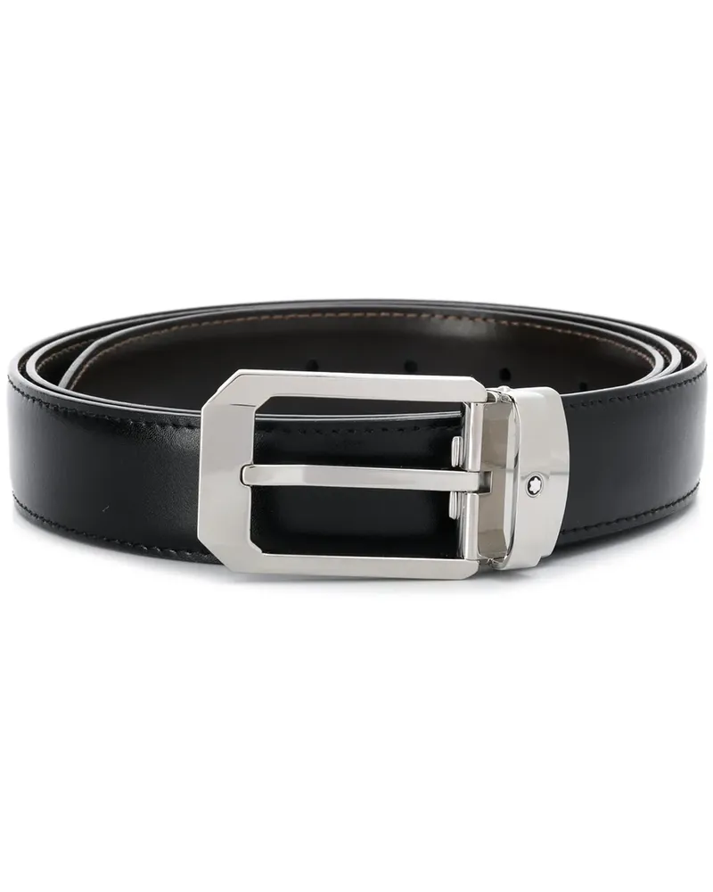 Montblanc Klassischer Gürtel - Schwarz Schwarz