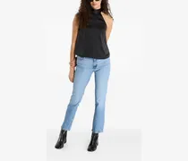 Sarheos Neckholder-Top aus Satin - Schwarz