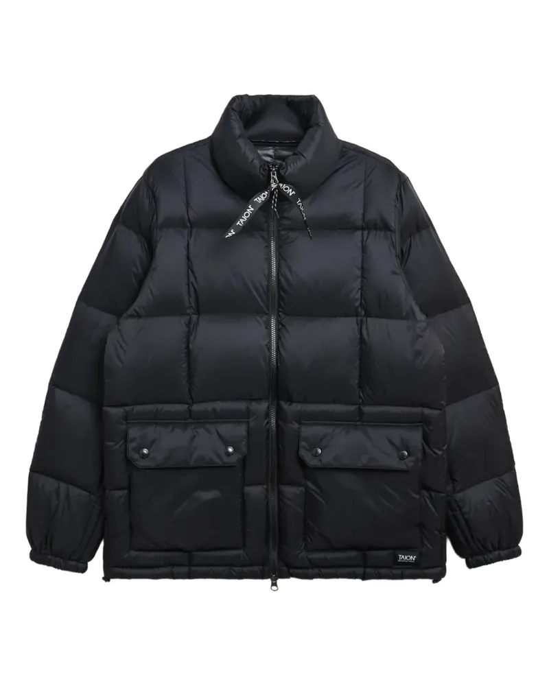 TAION Gesteppte Daunenjacke - Schwarz Schwarz