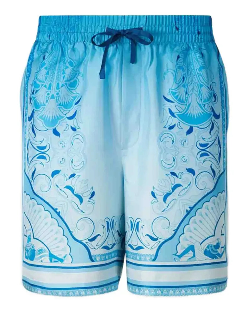 Casablanca Paris Egypson Rug Seidenshorts - Blau Blau