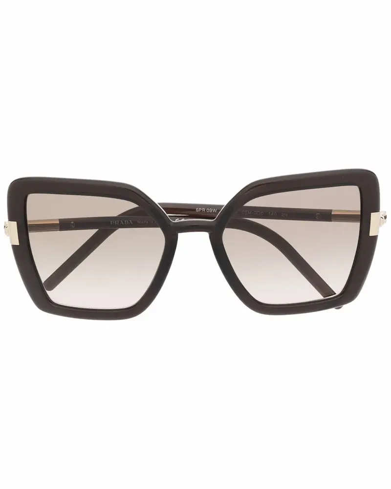 Prada Cinéma Oversized-Sonnenbrille - Braun Braun