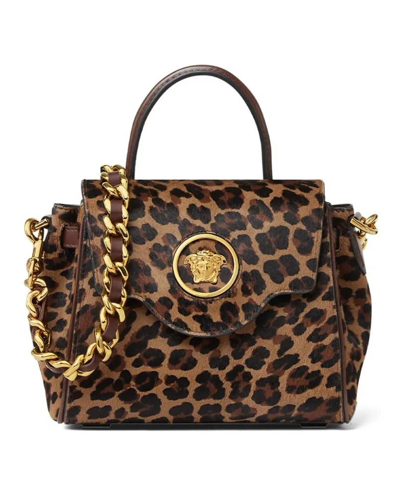 Versace Handtasche mit Medusa - Braun Braun