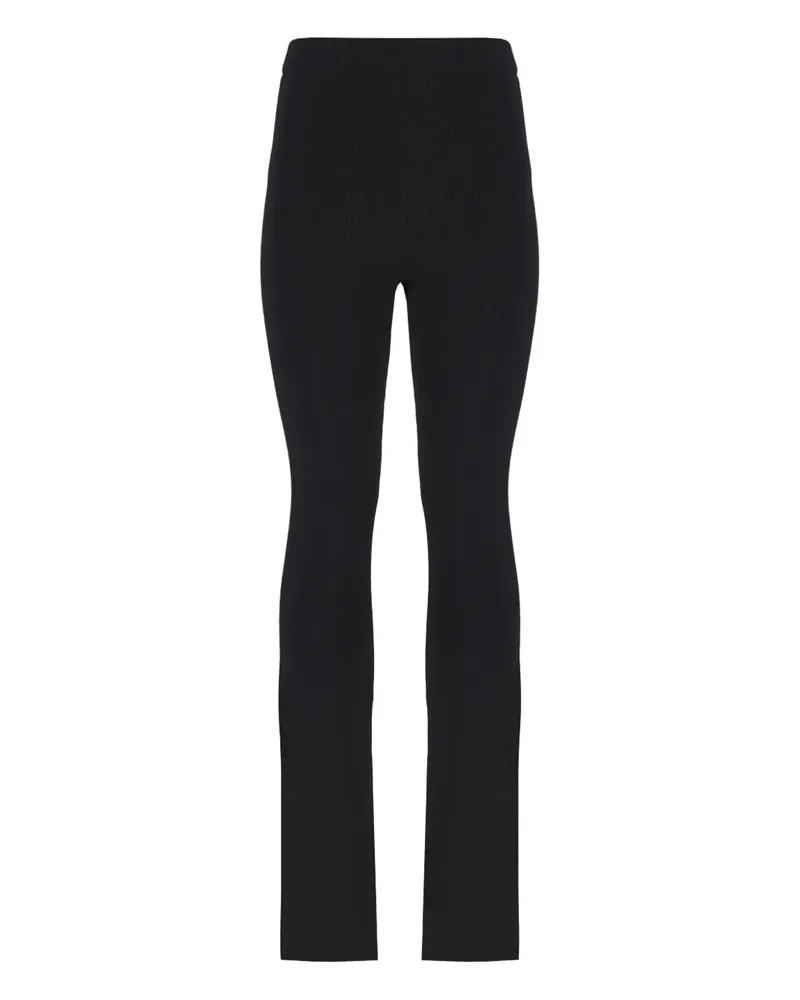 Laneus knitted flared trousers - Schwarz Schwarz