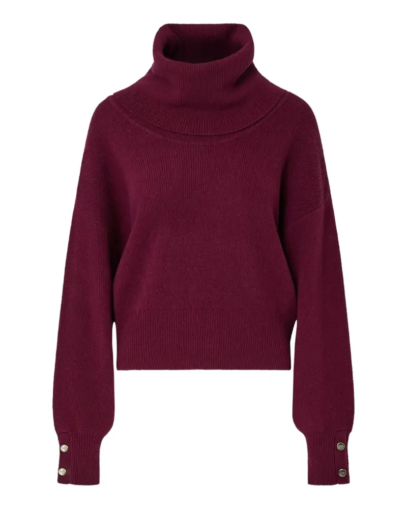 Liu Jo Gerippter Rollkragenpullover - Rot Rot