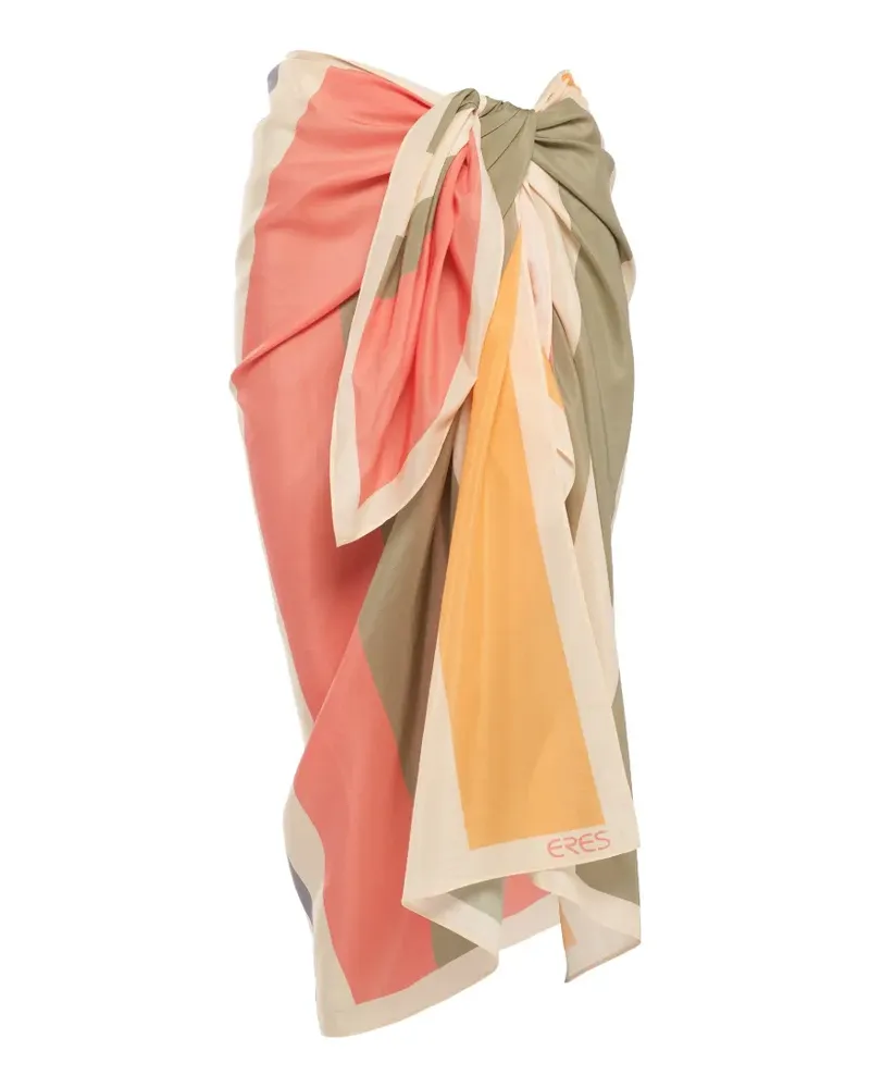 Eres Gestreifter Croquant Sarong - Nude Nude