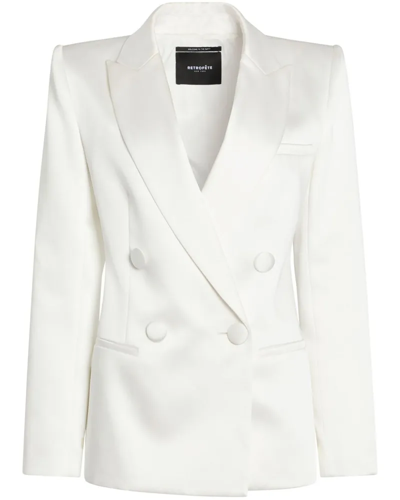 Retrofête Marceline Blazer - Weiß Weiß