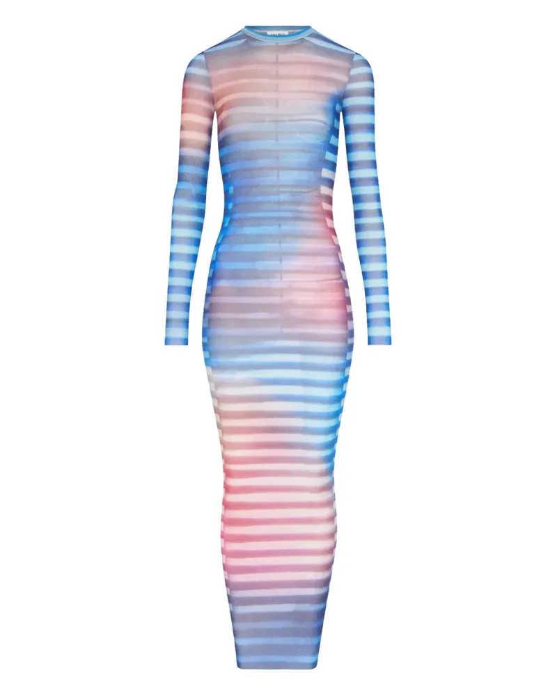 Jean Paul Gaultier Kleid mit langen Ärmeln - Blau Blau