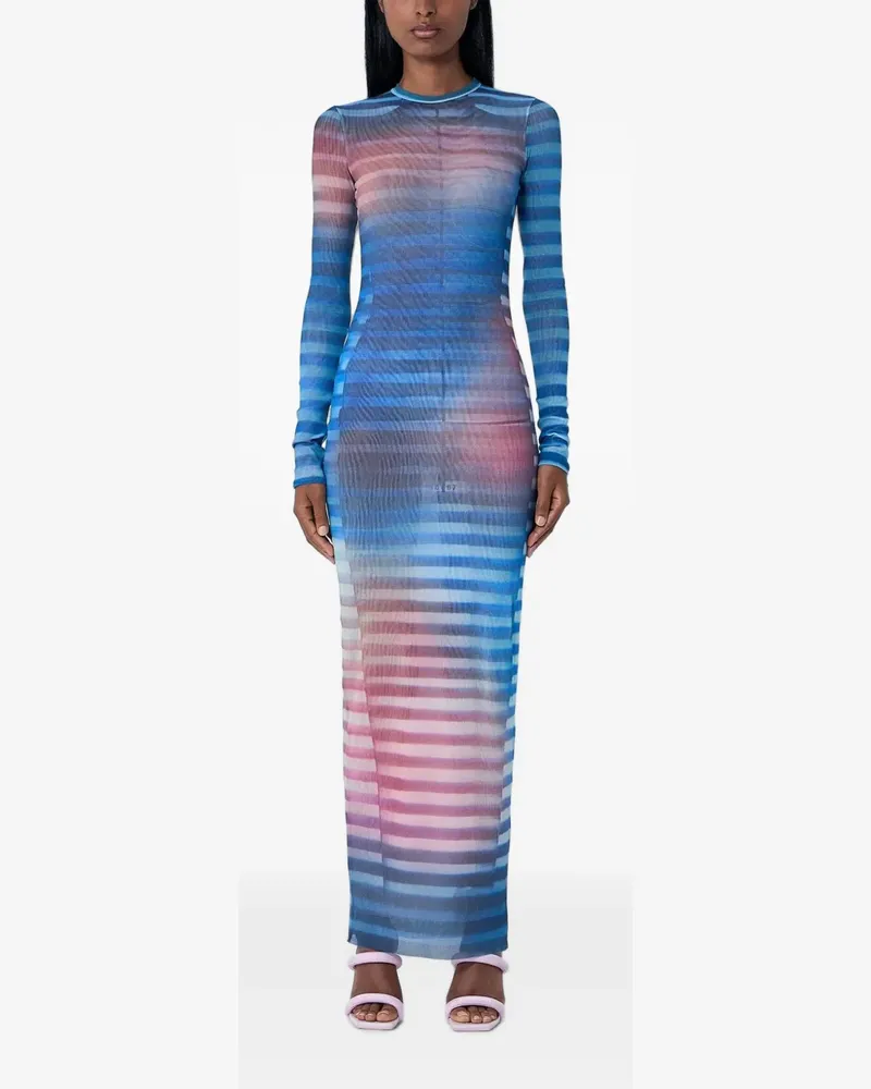 Jean Paul Gaultier Kleid mit langen Ärmeln - Blau Blau