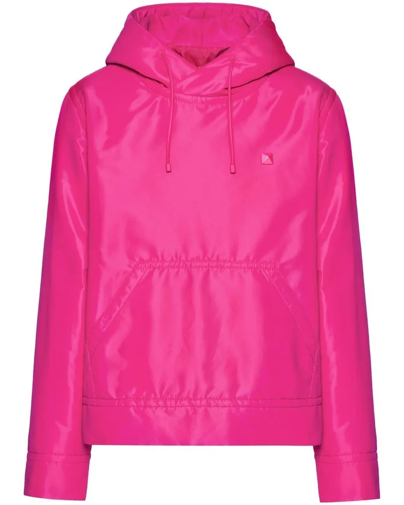 Valentino Garavani Rockstud Hoodie aus Funktionsstoff - Rosa Rosa