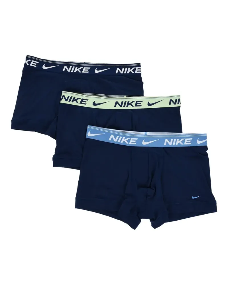 Nike Ultra Comfort Badehose mit Logo-Bund - Blau Blau