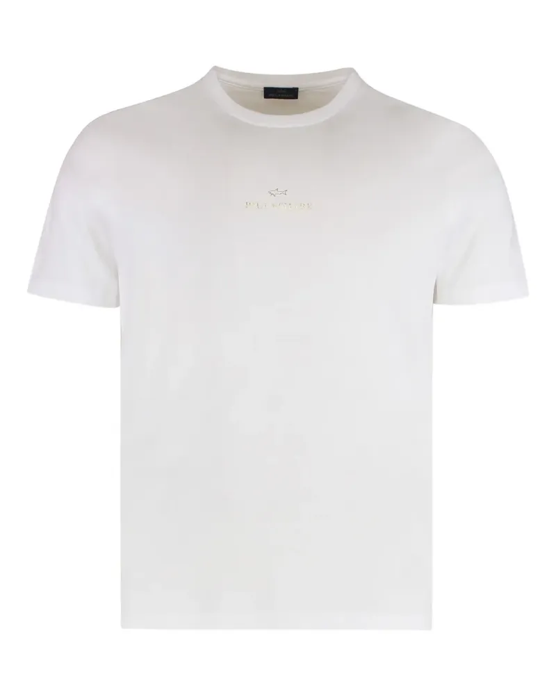 Paul & Shark T-Shirt mit Logo - Weiß Weiß