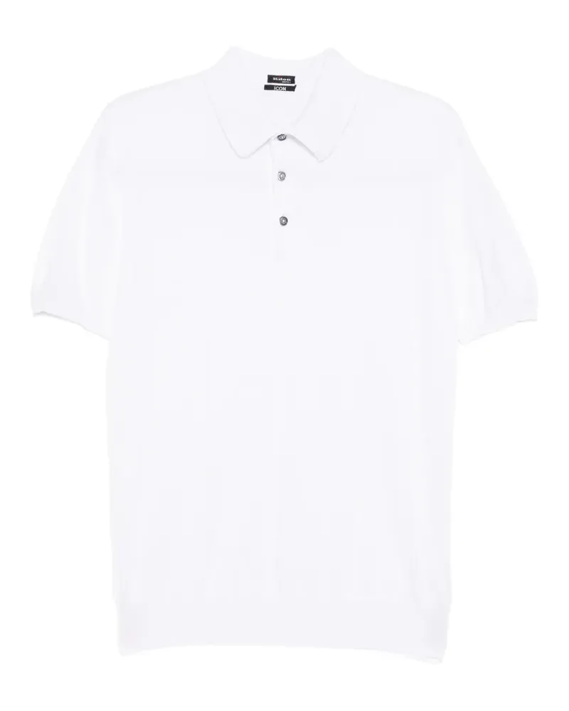 Kiton short-sleeve polo shirt - Weiß Weiß