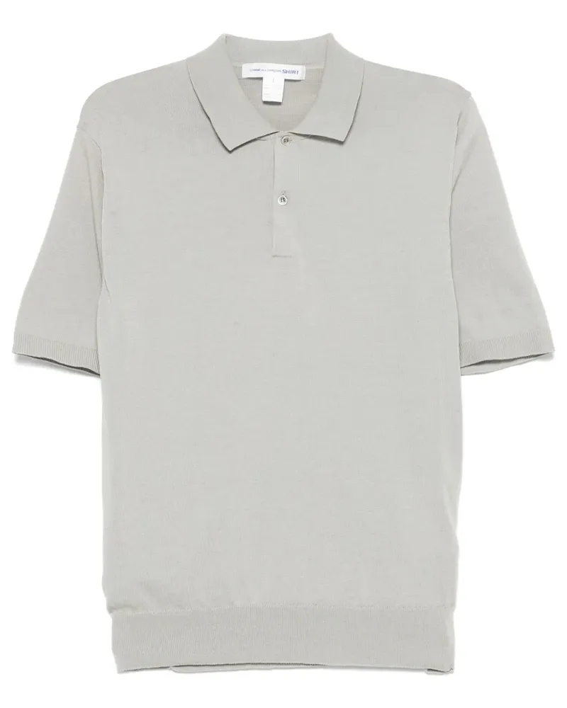 Comme des Garçons Klassisches Poloshirt - Grau Grau