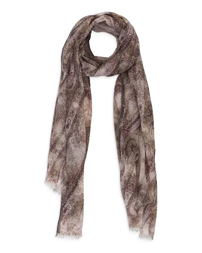 Loro Piana Kaschmirschal mit Paisleymuster - Braun Braun