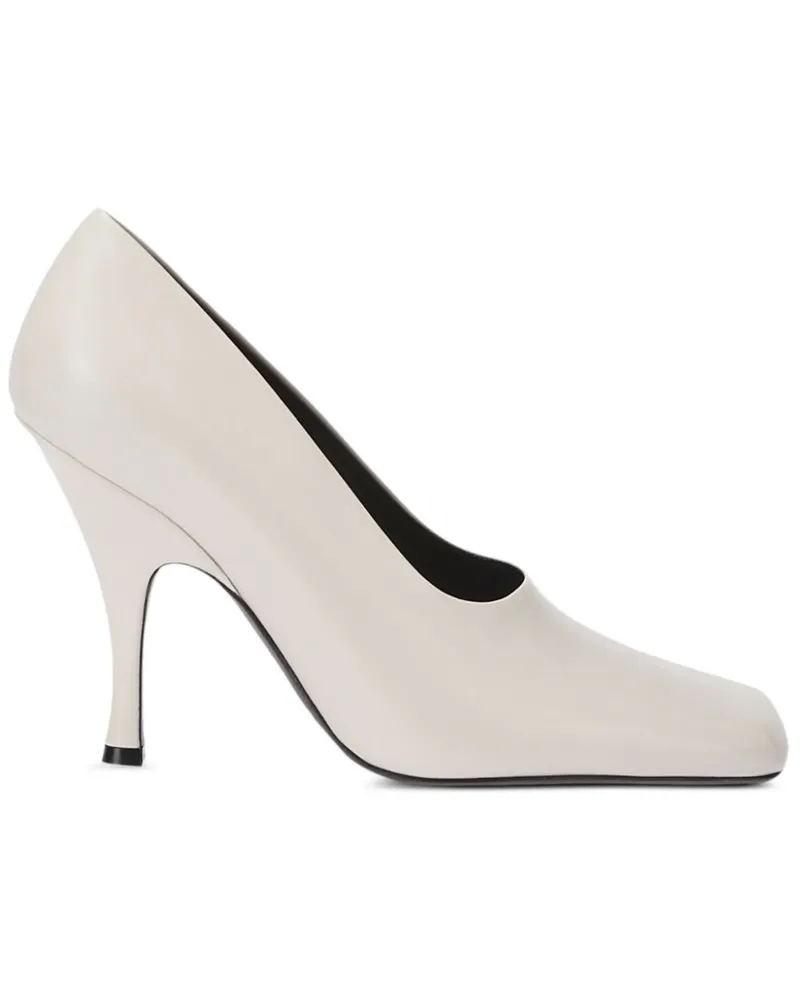 KHAITE Eva Pumps 100mm - Weiß Weiß