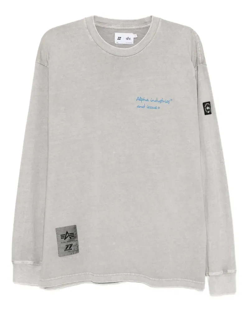Izzue Klassisches T-Shirt - Grau Grau