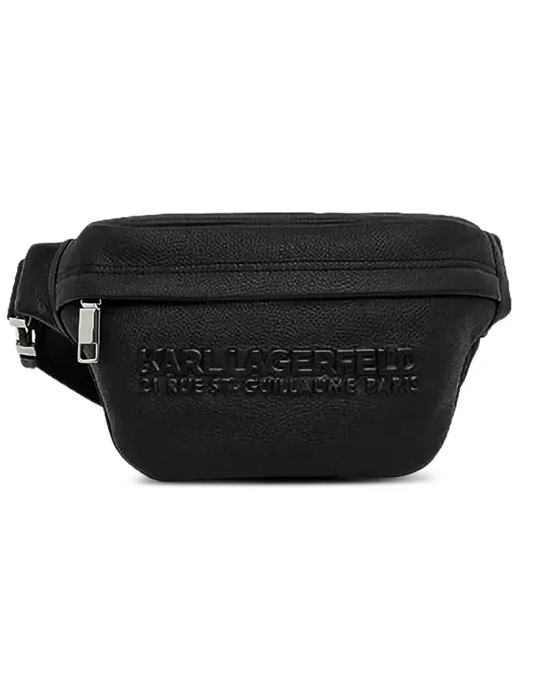 Karl Lagerfeld Gürteltasche mit Logo-Prägung - Schwarz Schwarz