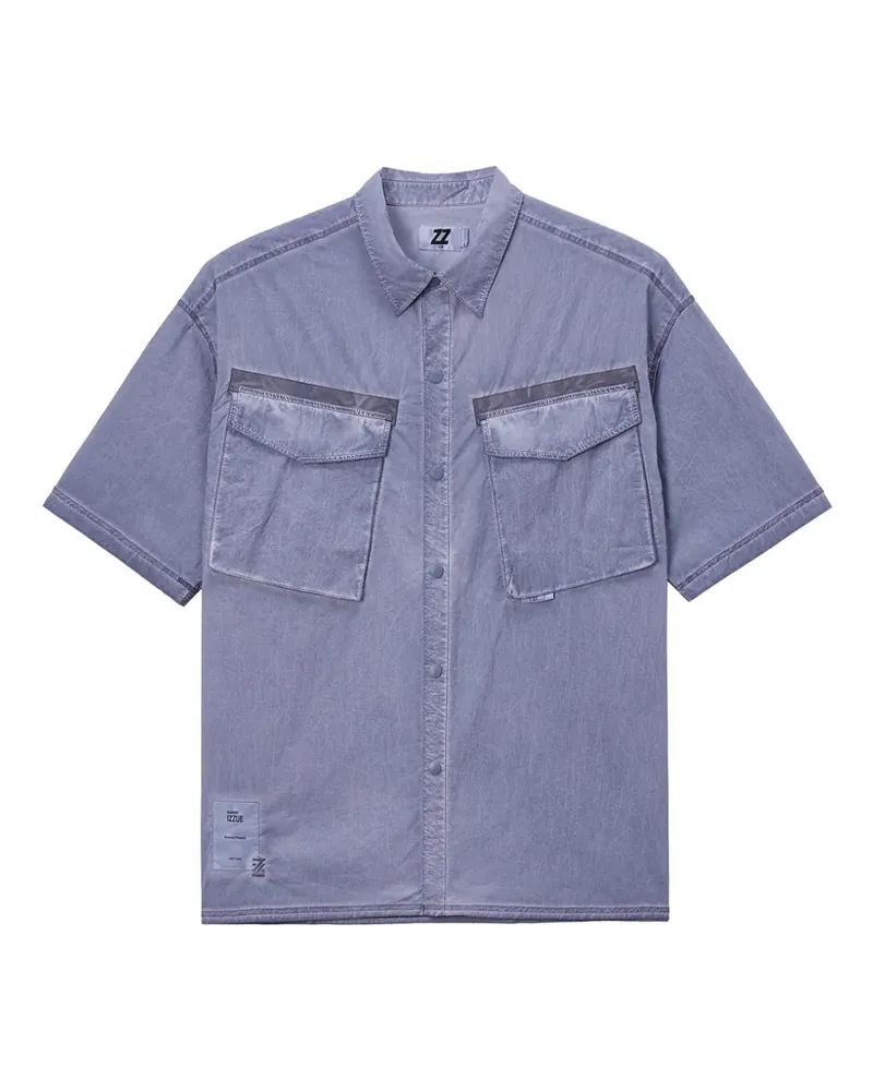 Izzue Hemd mit Brusttaschen - Blau Blau