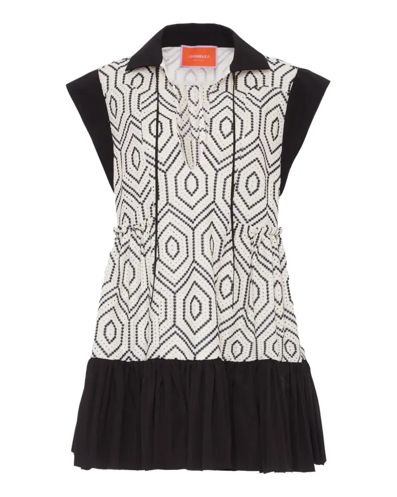La DoubleJ Jackie Minikleid - Schwarz Schwarz