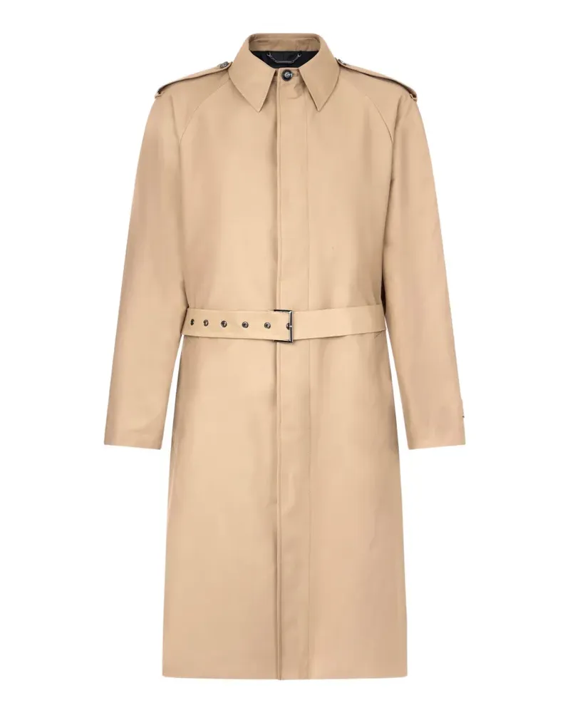 Roberto Cavalli belted trench coat - Nude Nude