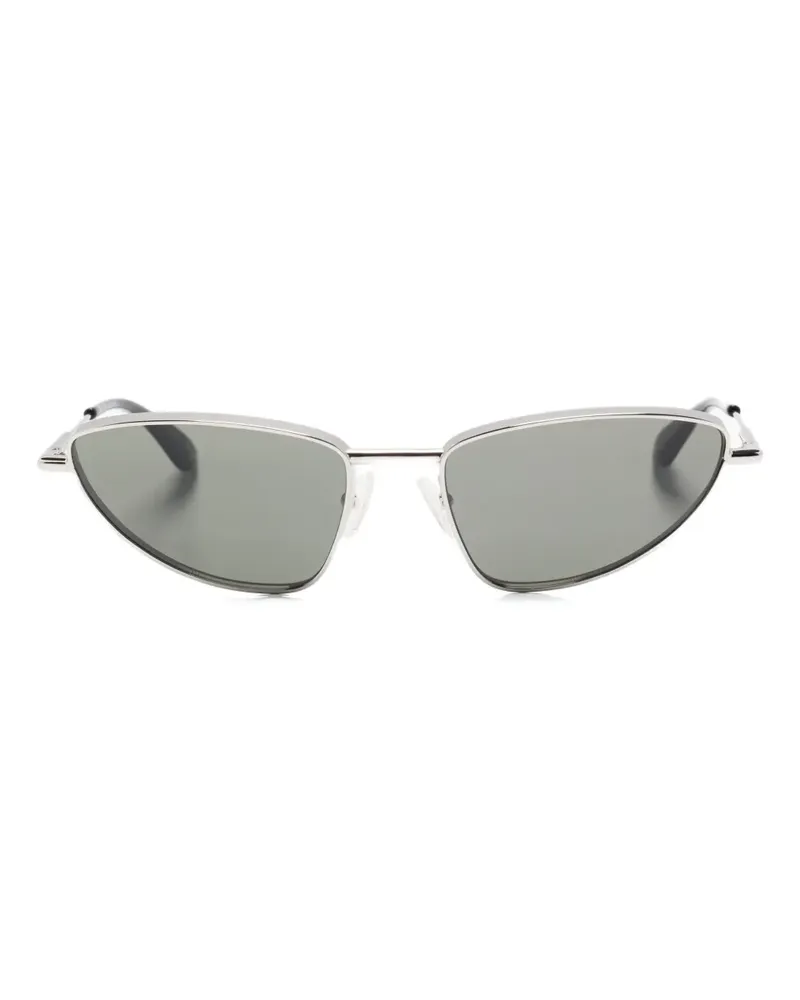 Alexander McQueen Sonnenbrille mit Cat-Eye-Gestell - Silber Silber