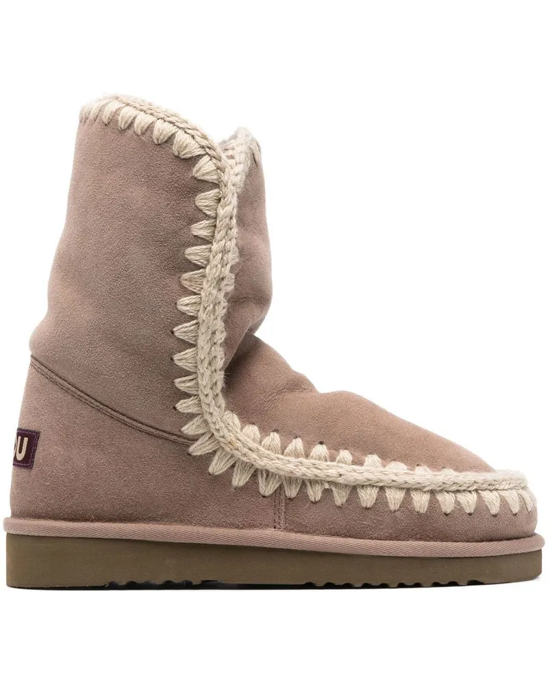 Mou Stiefel mit Logo - Nude Nude