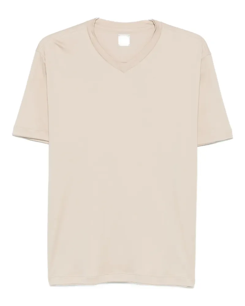 Eleventy V-neck T-shirt - Nude Nude