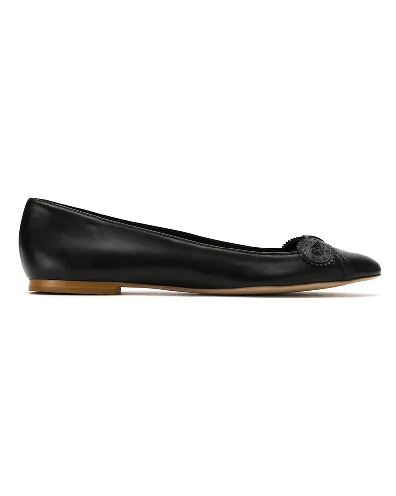 Sarah Chofakian Klassische Ballerinas Schwarz