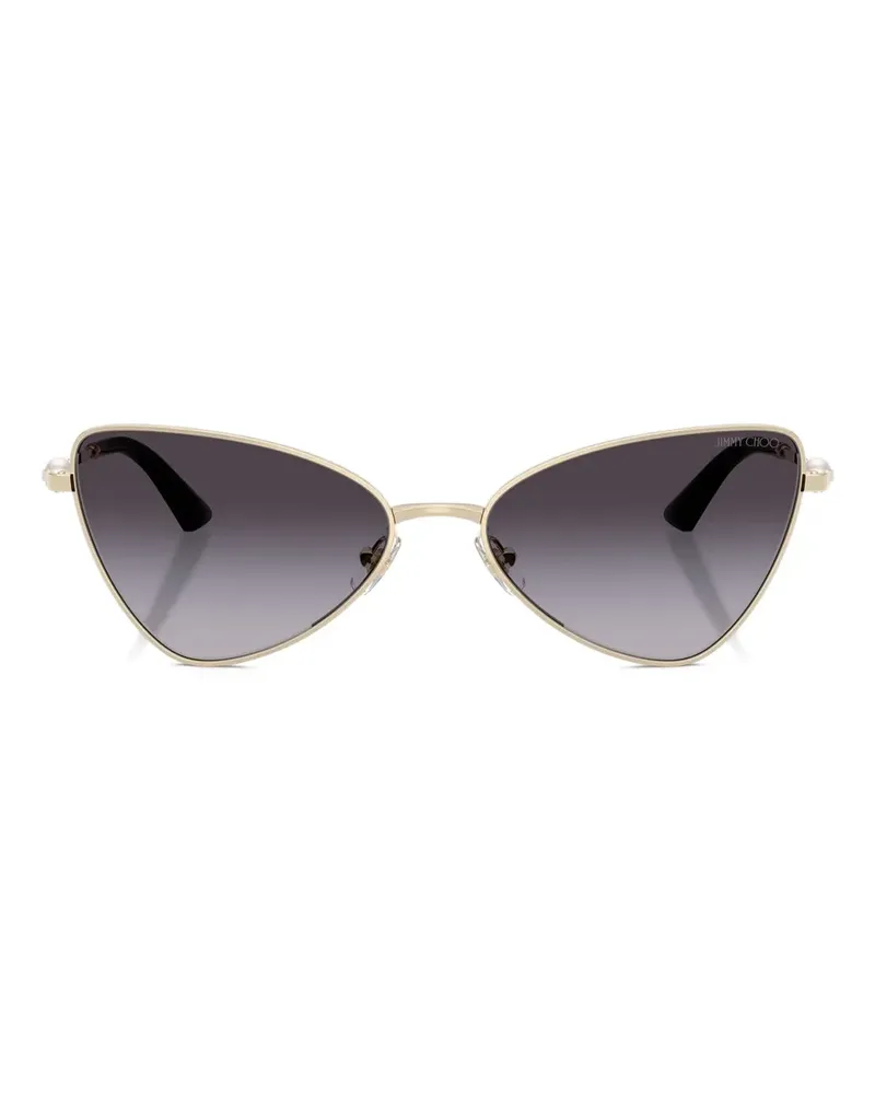 Jimmy Choo Cat-Eye-Sonnenbrille - Gold Gold