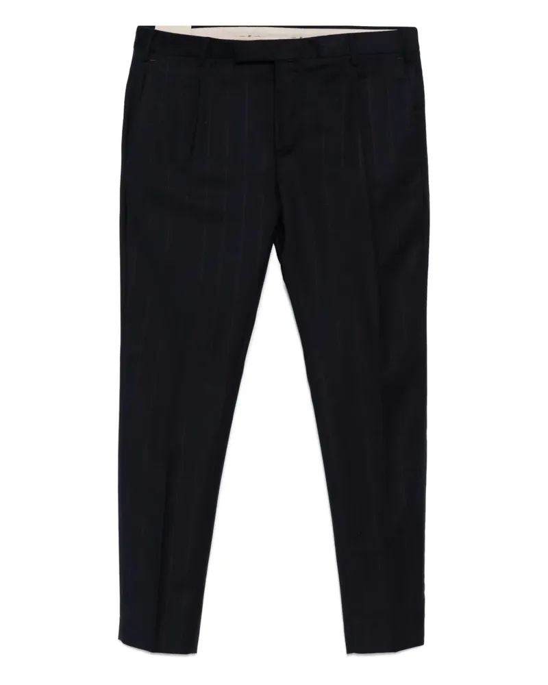 PT TORINO Gestreifte Hose - Blau Blau