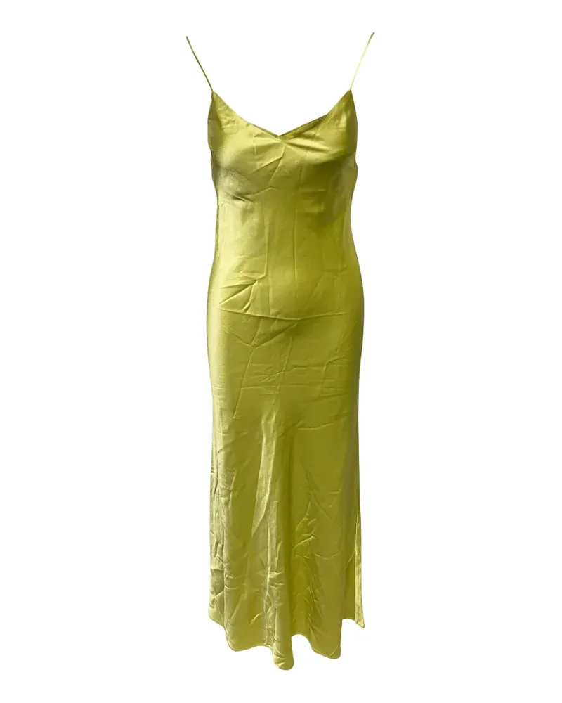 GALVAN V-neck midi dress - Grün Grün