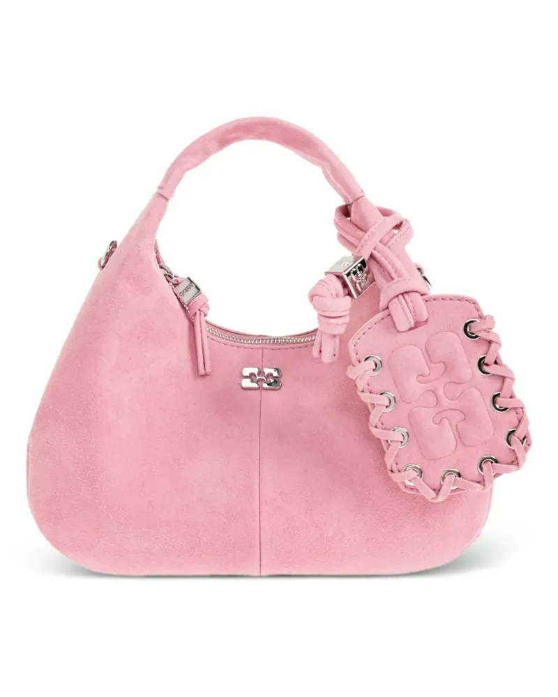 Ganni Tote Bag mit Knoten - Rosa Rosa