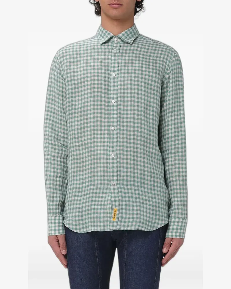 B.D. Baggies check-print long-sleeve shirt - Grün Grün