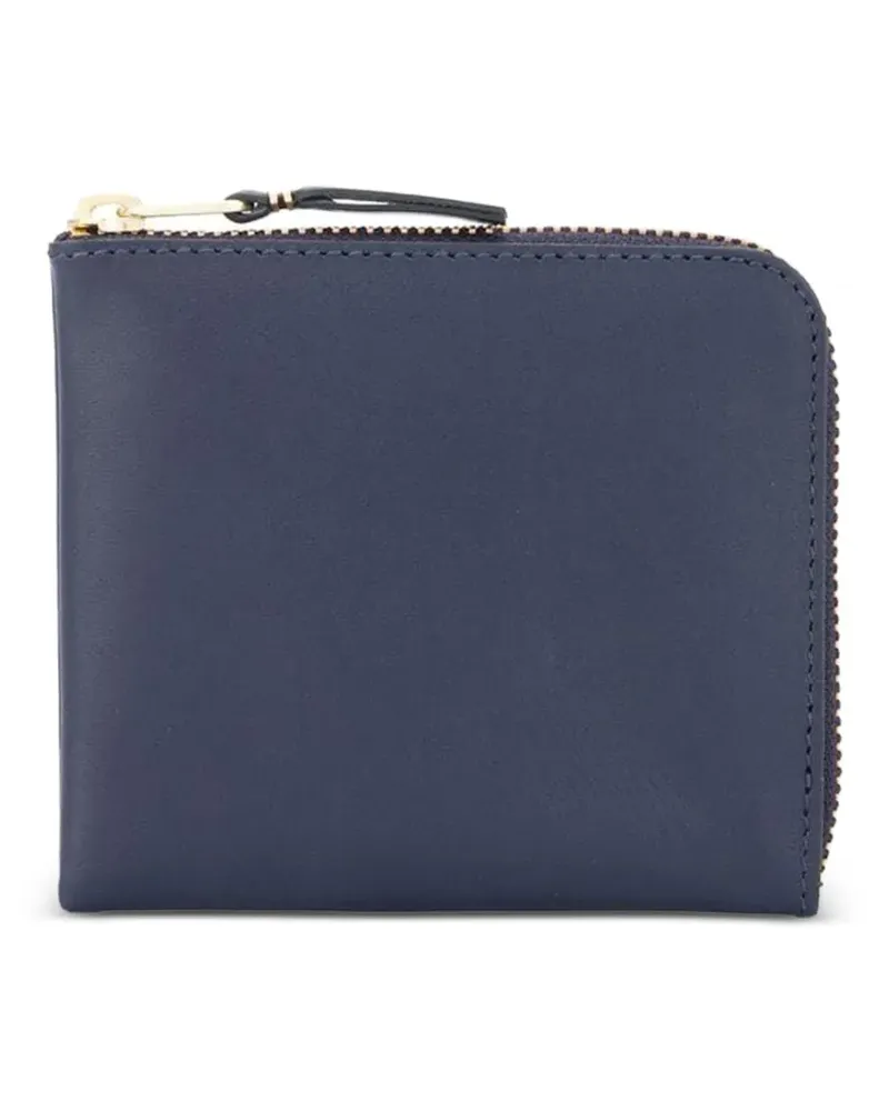Comme des Garçons zip leather wallet - Blau Blau