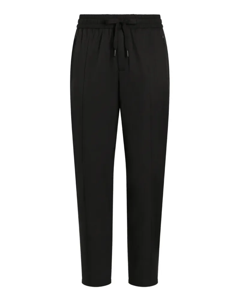Dolce & Gabbana Hose mit Kordelzug - Schwarz Schwarz