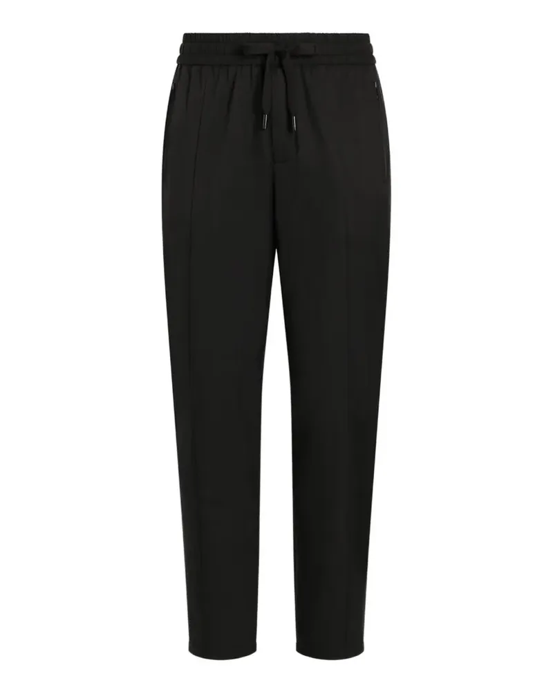Dolce & Gabbana Hose mit Kordelzug - Schwarz Schwarz