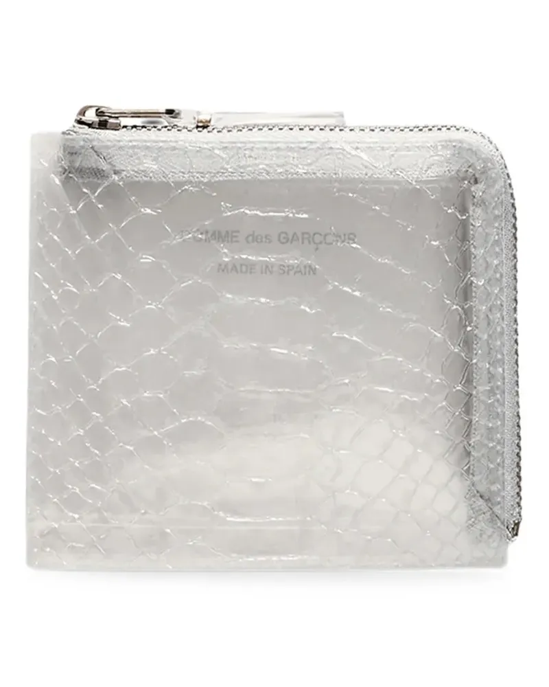 Comme des Garçons Snake Line Portemonnaie - Weiß Weiß