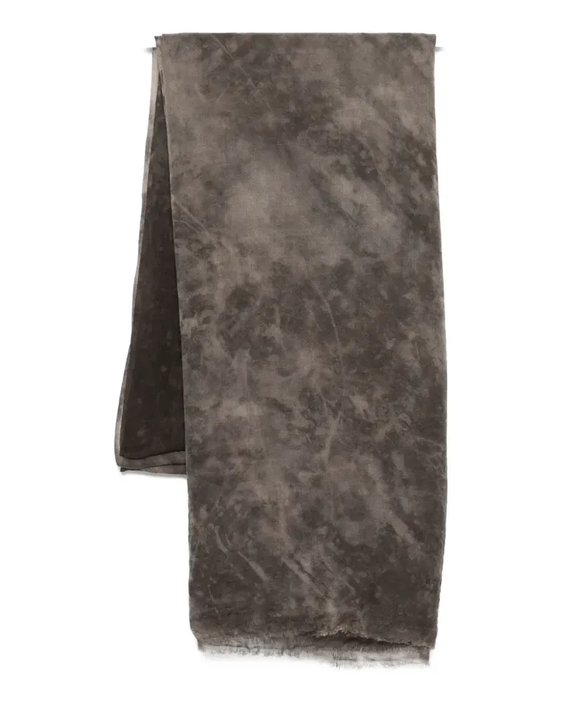 Avant Toi mottled-print scarf - Grau Grau