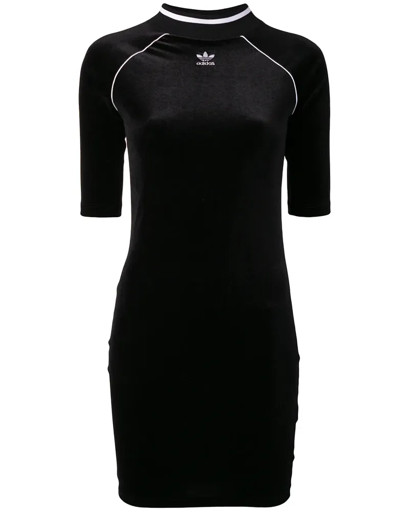 adidas Originals' T-Shirt-Kleid - Schwarz Schwarz