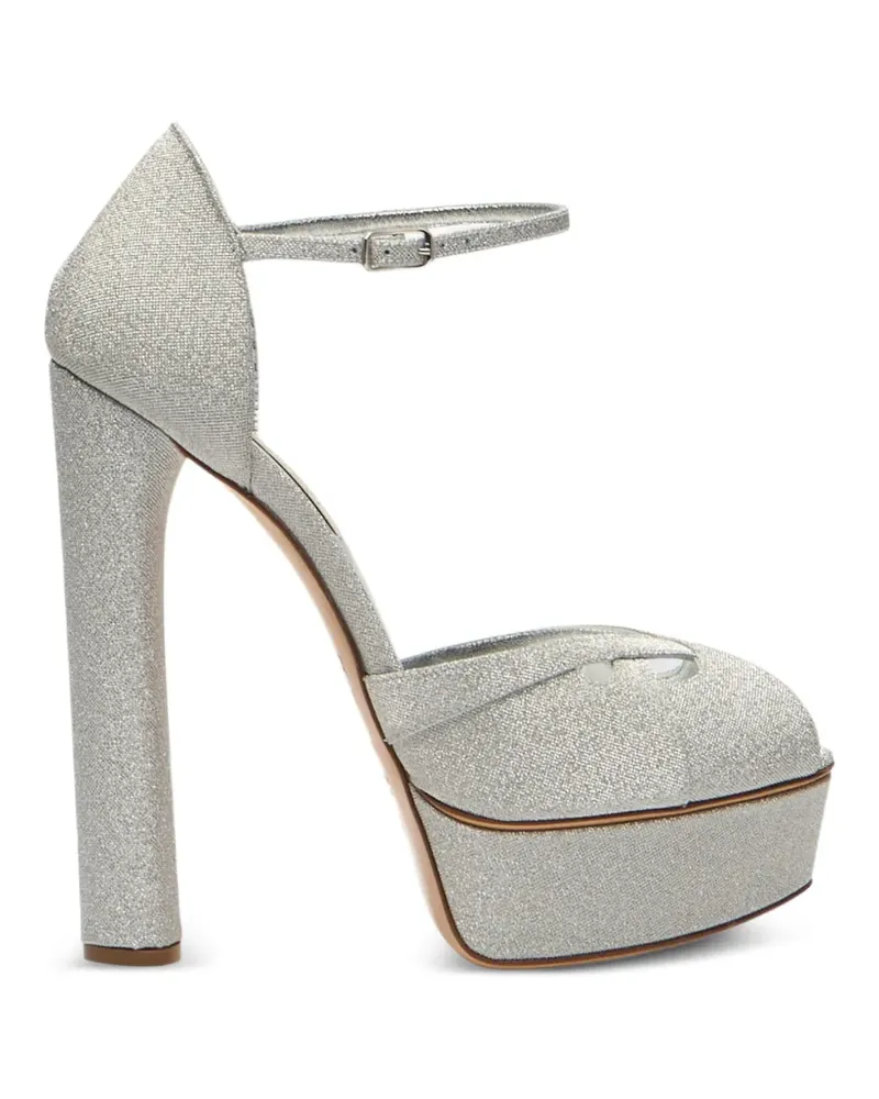 Casadei Flora Solar Eclipse Plateau-Sandalen - Silber Silber