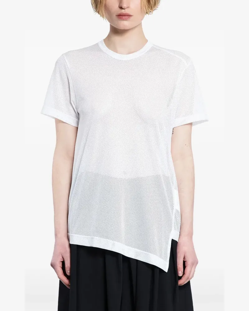 Comme des Garçons Asymmetrisches T-Shirt - Weiß Weiß