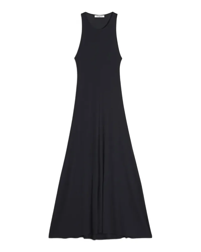 Kitsuné ribbed cut-out dress - Schwarz Schwarz