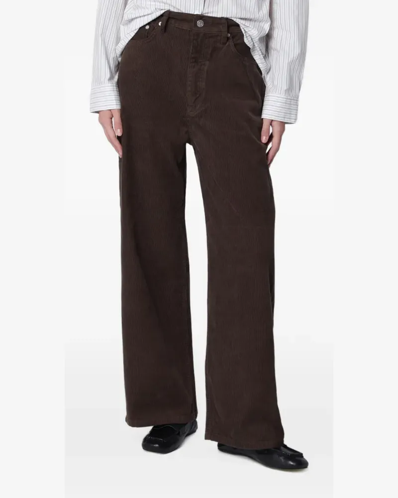 Dunst wide-leg corduroy trousers - Braun Braun