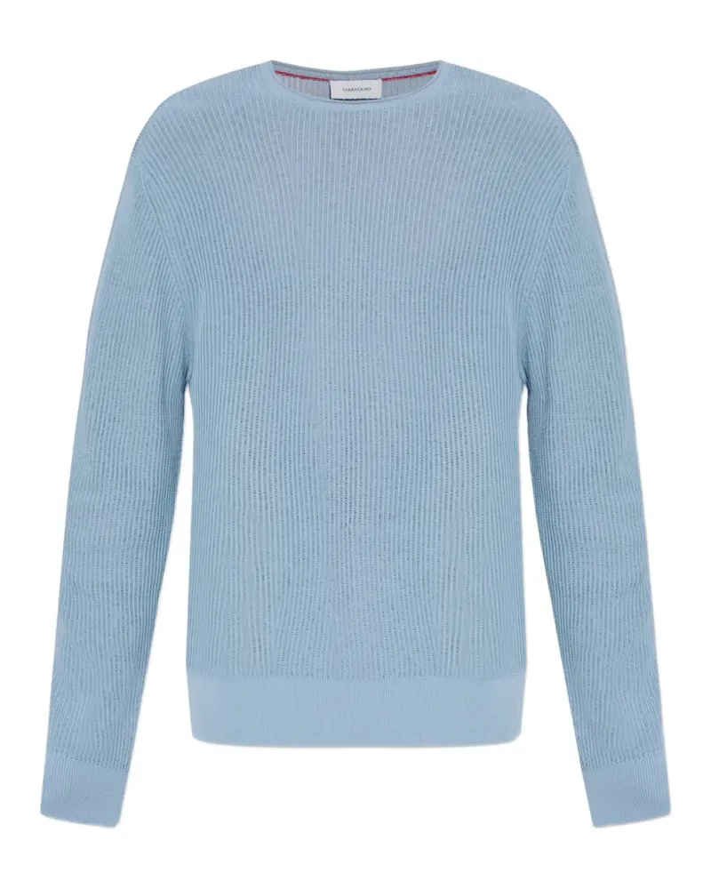 Ferragamo ribbed-knit sweater - Blau Blau