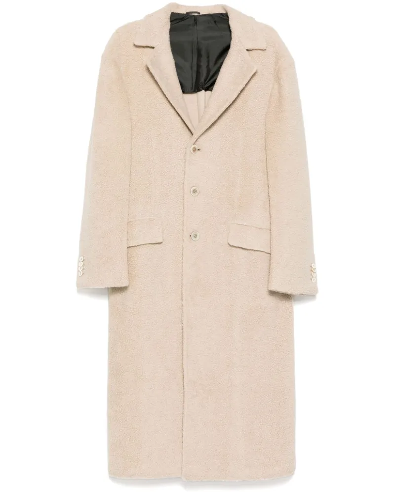 Kiton Einreihiger Mantel - Nude Nude