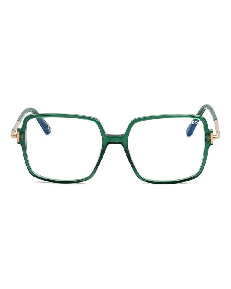 Tom Ford square-frame glasses - Grün Grün