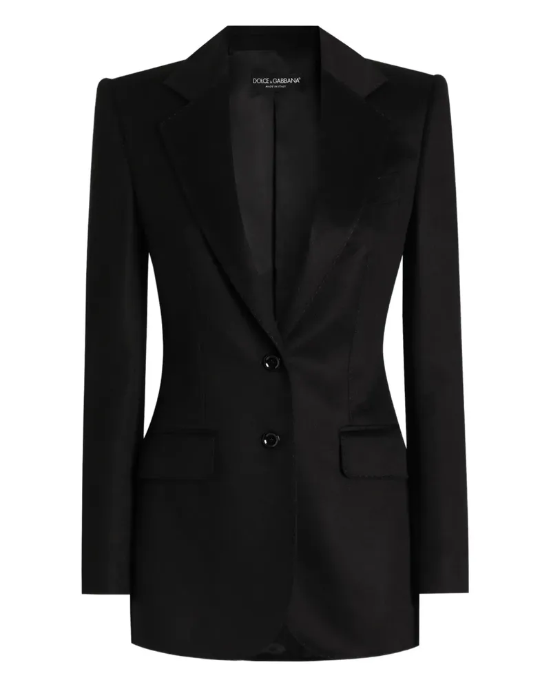 Dolce & Gabbana Einreihiges Sakko - Schwarz Schwarz