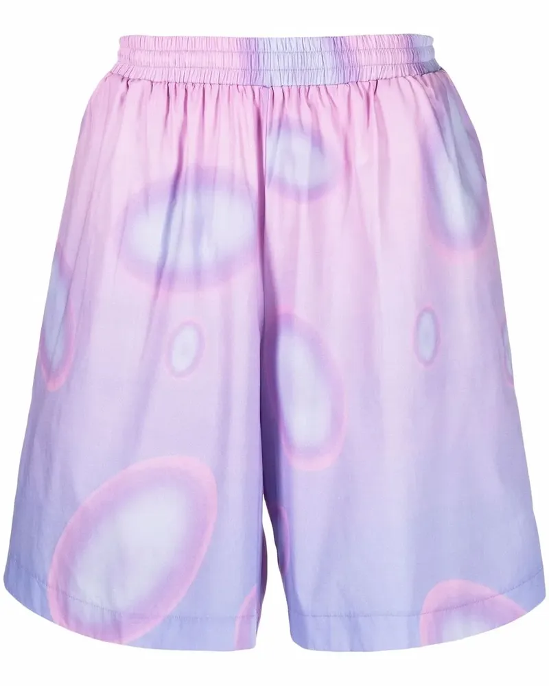 BONSAI Shorts mit Farbverlauf - Violett Violett