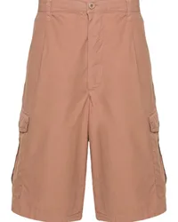 Emporio Armani Cargo-Shorts mit Faltendetail Braun